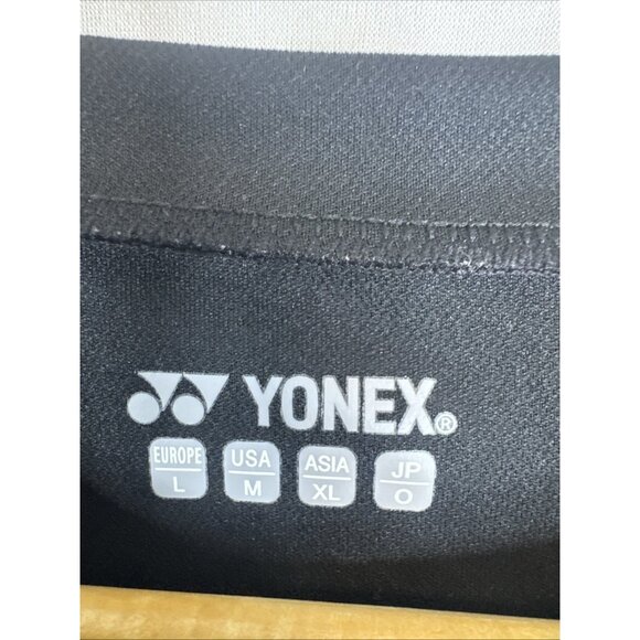 Yonex Performance T-Shirt Black Yellow Graphic Men’s Medium - Picture 2 of 3